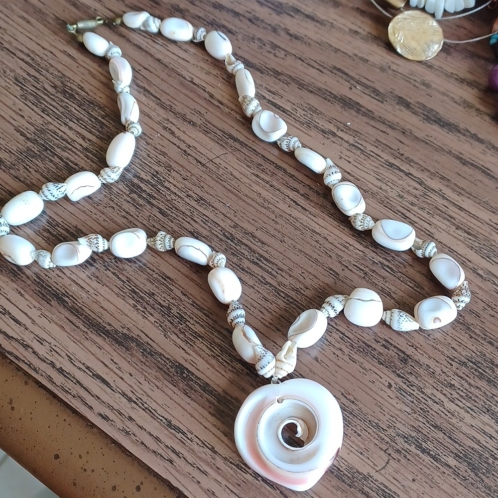 Sea Shells Beaded Necklace Florida